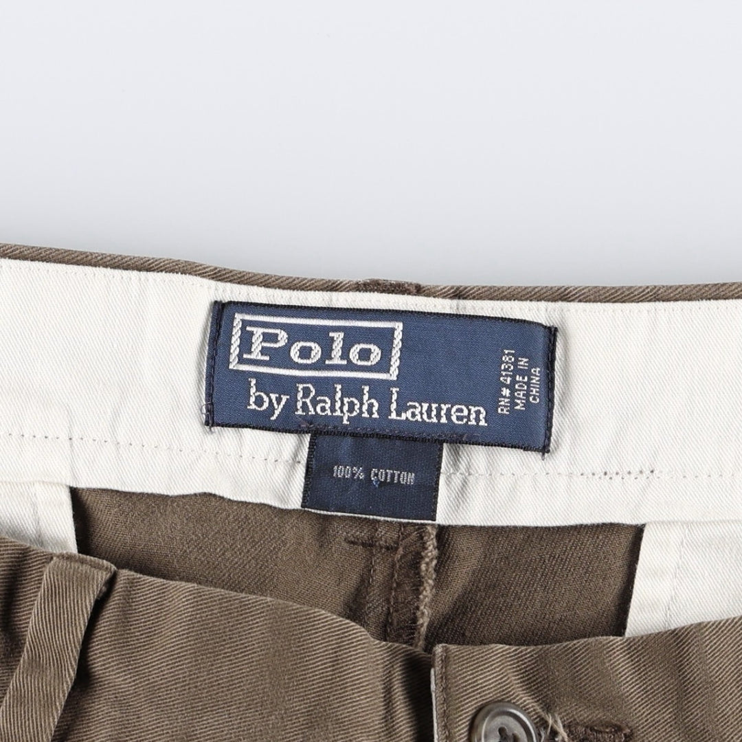 Ralph Lauren POLO by Ralph Lauren Chino Pants Men's W36 cotton brown type Vintage Second Hand