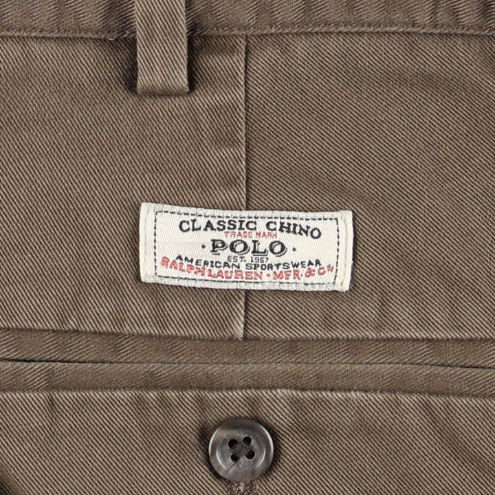 Ralph Lauren POLO by Ralph Lauren Chino Pants Men's W36 cotton brown type Vintage Second Hand