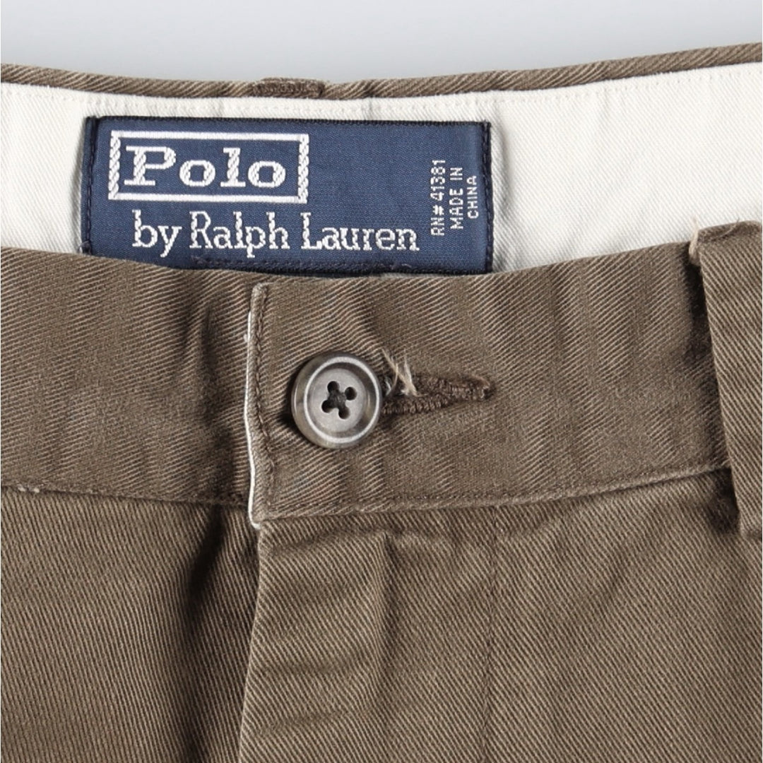Ralph Lauren POLO by Ralph Lauren Chino Pants Men's W36 cotton brown type Vintage Second Hand