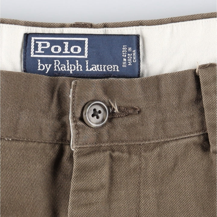 Ralph Lauren POLO by Ralph Lauren Chino Pants Men's W36 cotton brown type Vintage Second Hand