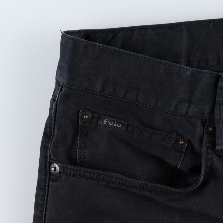 Ralph Lauren POLO RALPH LAUREN Men's Chino Pants, Size W36 cotton black type Vintage Second Hand