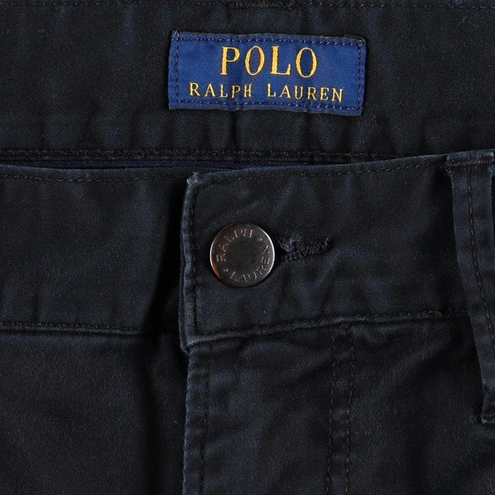 Ralph Lauren POLO RALPH LAUREN Men's Chino Pants, Size W36 cotton black type Vintage Second Hand