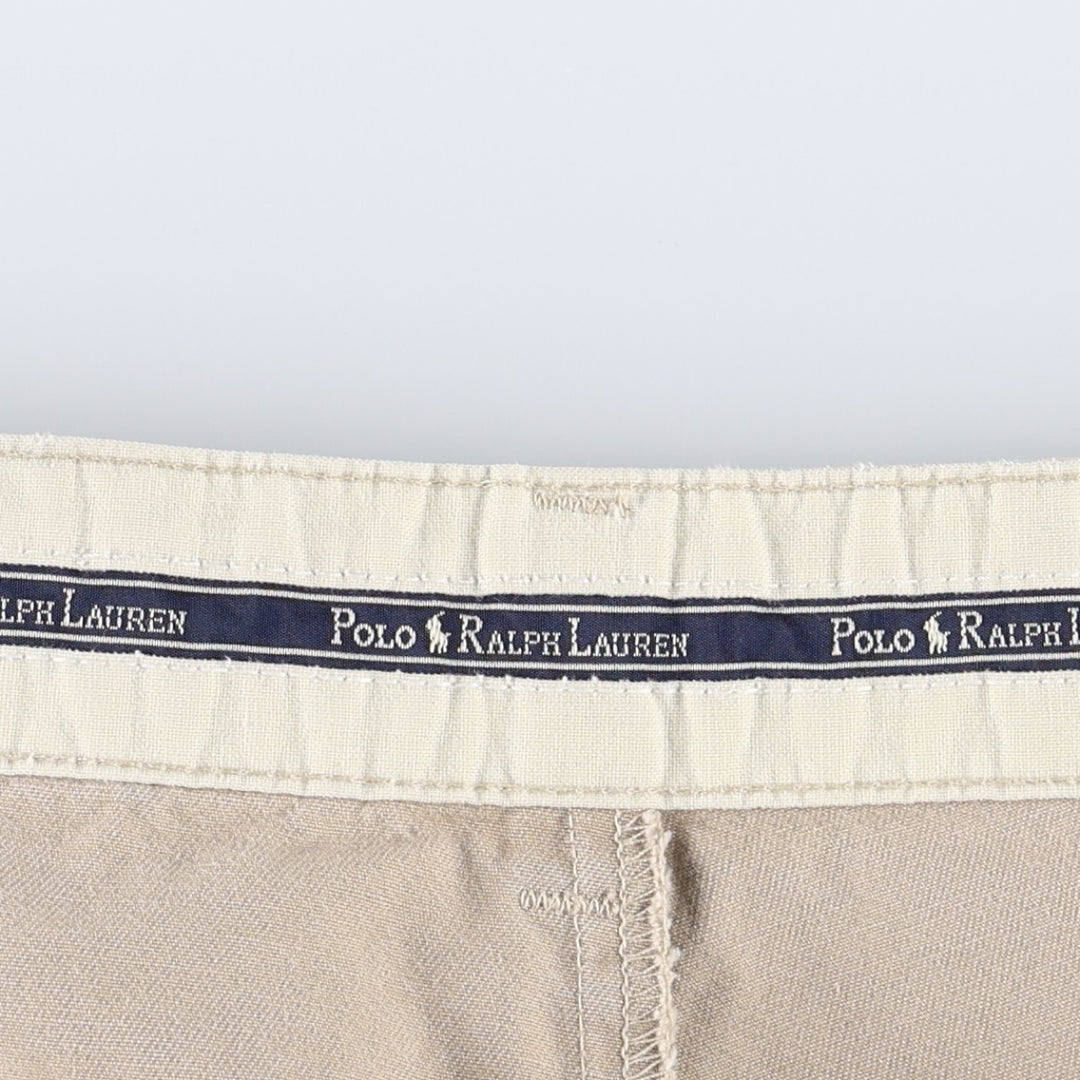 1990'S Ralph Lauren Polo Ralph Lauren ANDREW PANT Two-Pleat Chino Pants Made in USA Men's W37 (approx.) Vintage cotton Beige type Vintage Second Hand