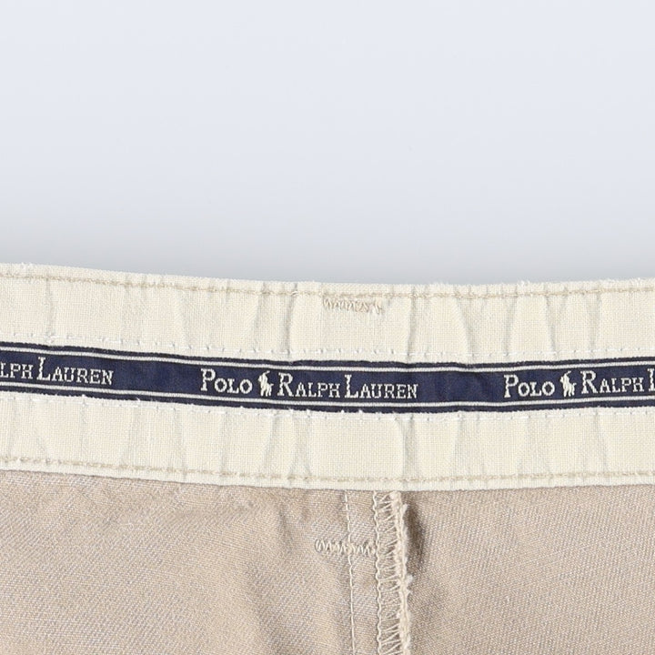 1990'S Ralph Lauren Polo Ralph Lauren ANDREW PANT Two-Pleat Chino Pants Made in USA Men's W37 (approx.) Vintage cotton Beige type Vintage Second Hand