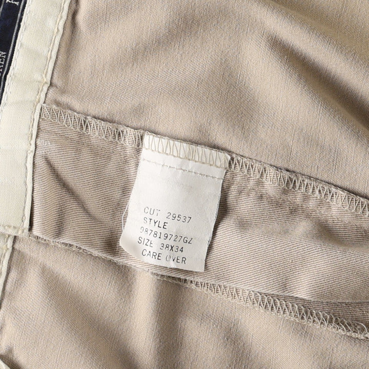 1990'S Ralph Lauren Polo Ralph Lauren ANDREW PANT Two-Pleat Chino Pants Made in USA Men's W37 (approx.) Vintage cotton Beige type Vintage Second Hand