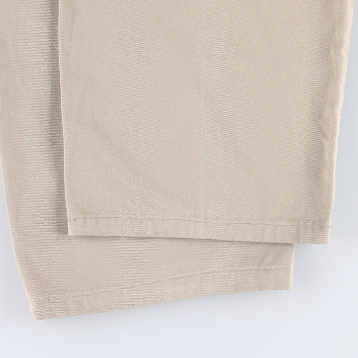 1990'S Ralph Lauren Polo Ralph Lauren ANDREW PANT Two-Pleat Chino Pants Made in USA Men's W37 (approx.) Vintage cotton Beige type Vintage Second Hand