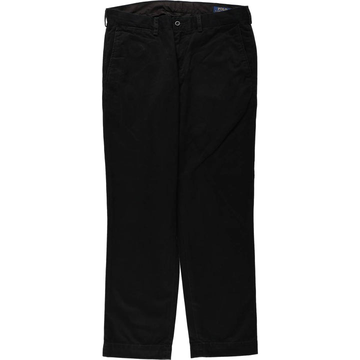 Ralph Lauren POLO RALPH LAUREN Chino Pants Men's W35 equivalent cotton black type Vintage Second Hand