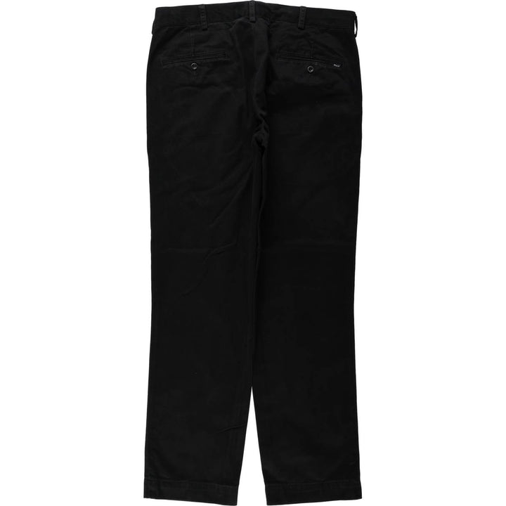 Ralph Lauren POLO RALPH LAUREN Chino Pants Men's W35 equivalent cotton black type Vintage Second Hand