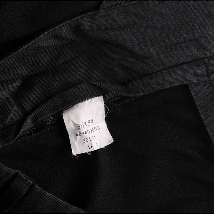 Ralph Lauren POLO by Ralph Lauren Two-pleat Chino Pants for Men, W35 cotton black type Vintage Second Hand