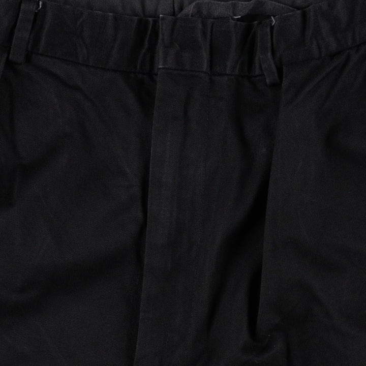 Ralph Lauren POLO by Ralph Lauren Two-pleat Chino Pants for Men, W35 cotton black type Vintage Second Hand