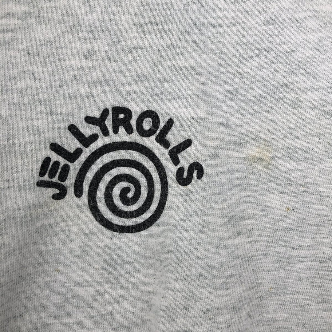 90'S Fruit of the Loom printed T-shirt, made in the USA, men's XL size, vintage cotton gray type Vintage Second Hand
