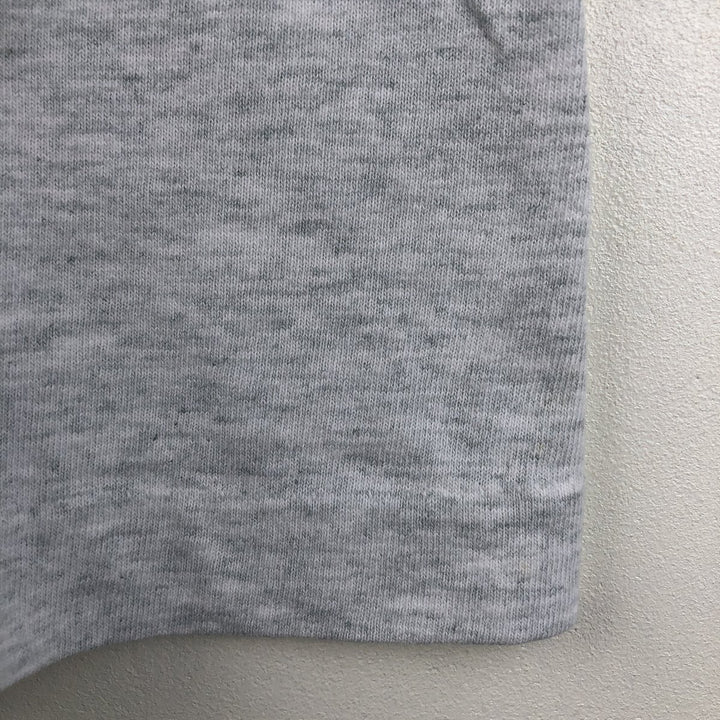 90'S Fruit of the Loom printed T-shirt, made in the USA, men's XL size, vintage cotton gray type Vintage Second Hand