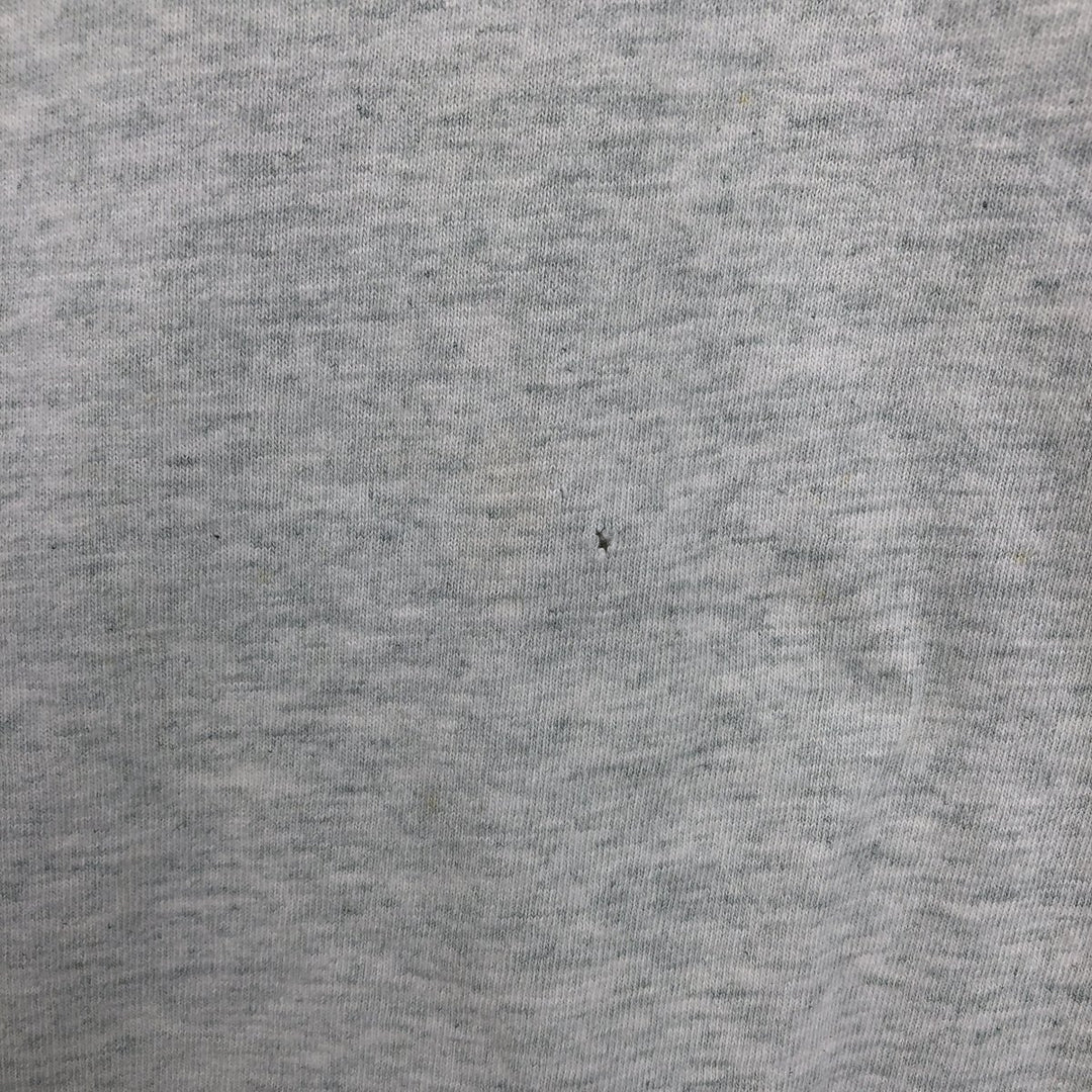 90'S Fruit of the Loom printed T-shirt, made in the USA, men's XL size, vintage cotton gray type Vintage Second Hand