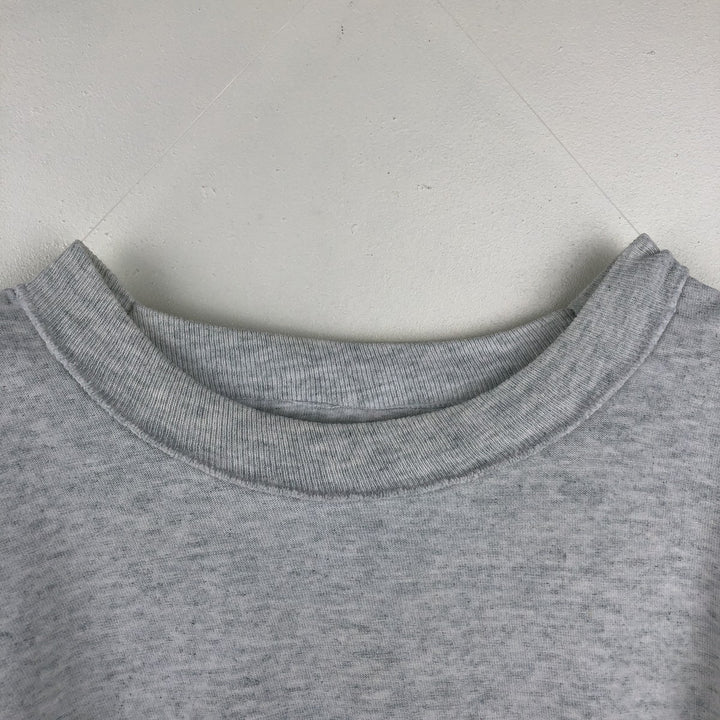 90'S Fruit of the Loom printed T-shirt, made in the USA, men's XL size, vintage cotton gray type Vintage Second Hand