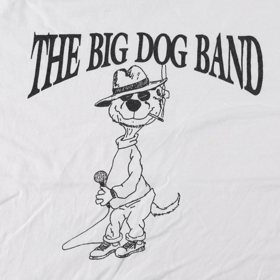 90'S ONEITA POWER-T Printed T-shirt Made in USA Men's XL Vintage cotton white type Vintage Second Hand
