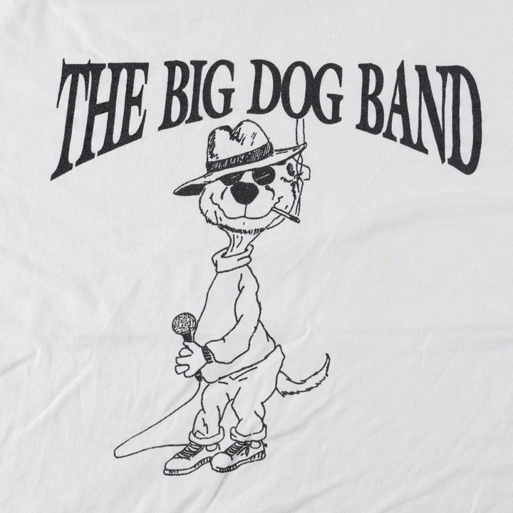 90'S ONEITA POWER-T Printed T-shirt Made in USA Men's XL Vintage cotton white type Vintage Second Hand