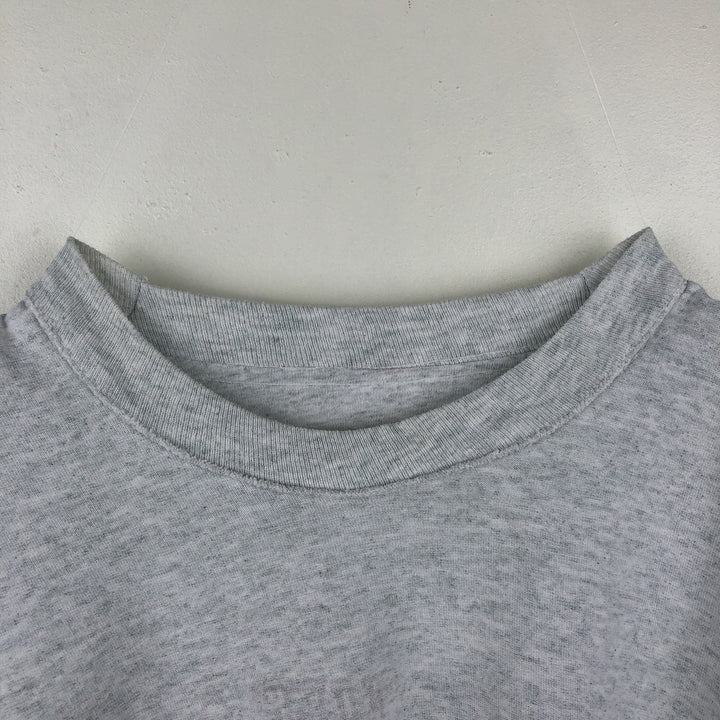 90'S Fruit of the Loom print T-shirt, Made in USA, Men's XL cotton gray type Vintage Second Hand