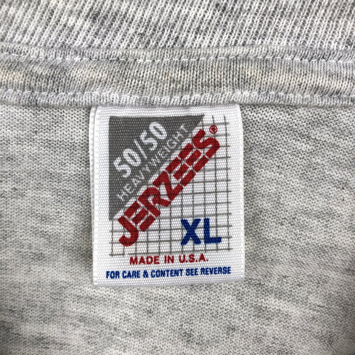 90's Jerseys Jerzees 50 cotton gray type Vintage Second Hand