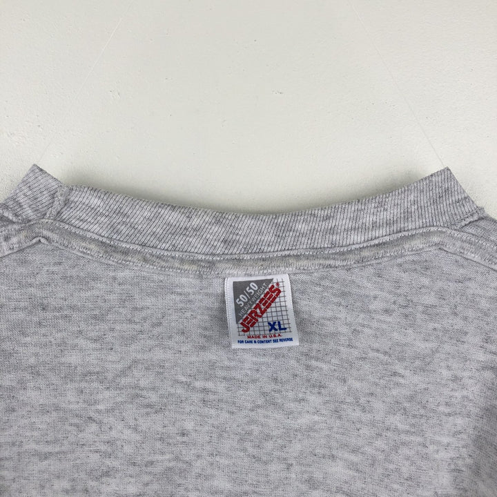 90's Jerseys Jerzees 50 cotton gray type Vintage Second Hand