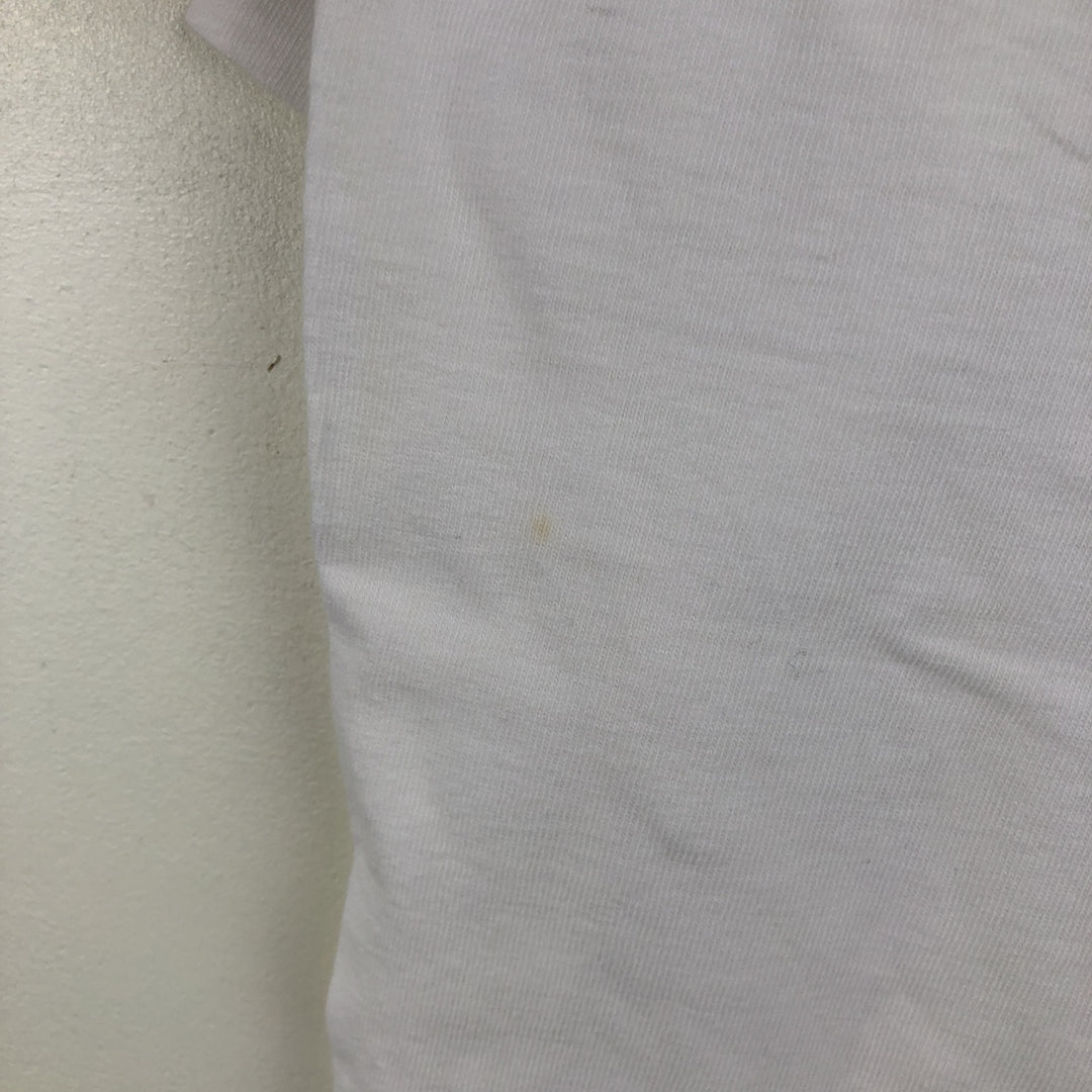 90'S CONTINENT Print T-Shirt, Men's XL equivalent, Vintage cotton white type Vintage Second Hand