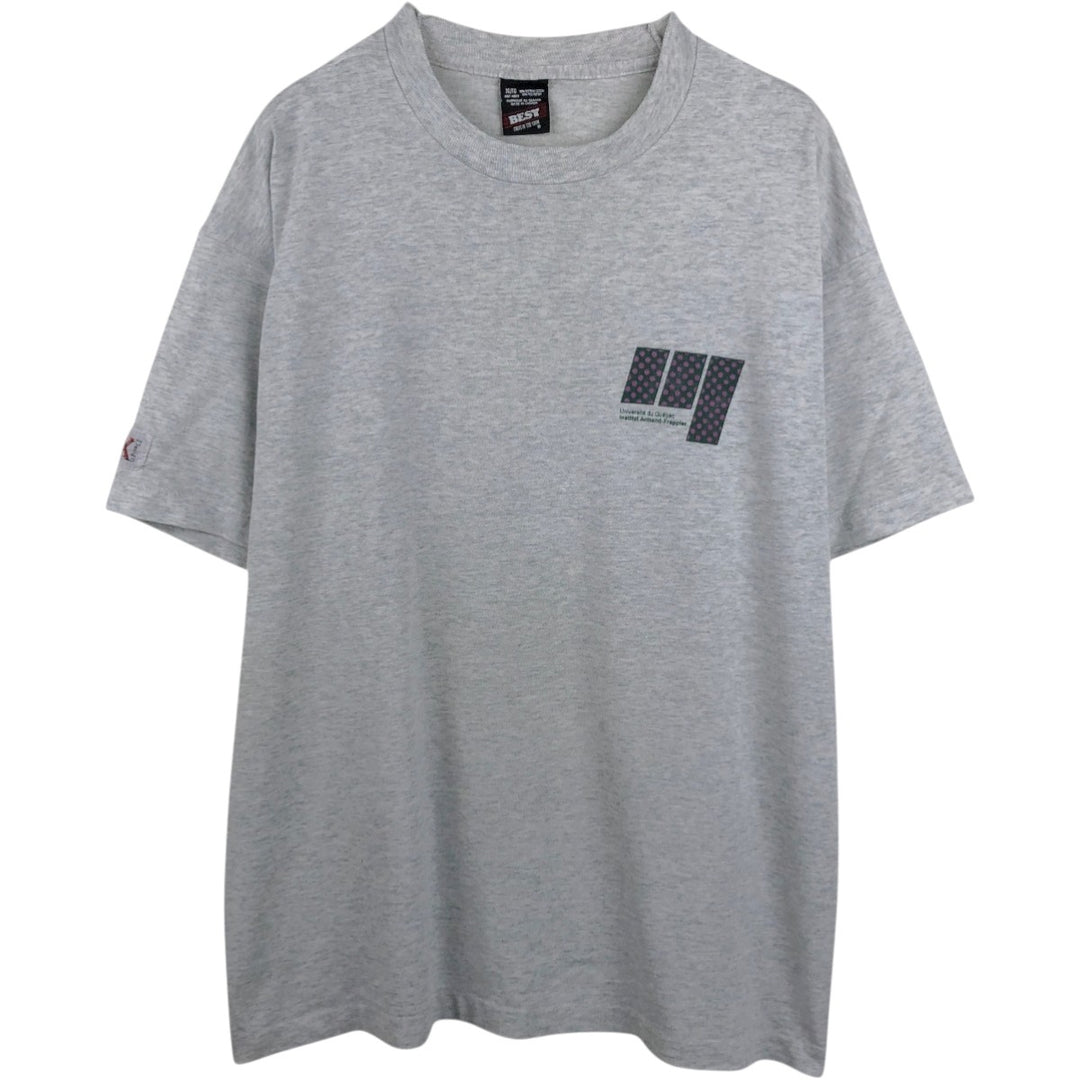 90'S Fruit of the Loom Best Printed T-shirt, Men's XL, Vintage cotton gray type Vintage Second Hand