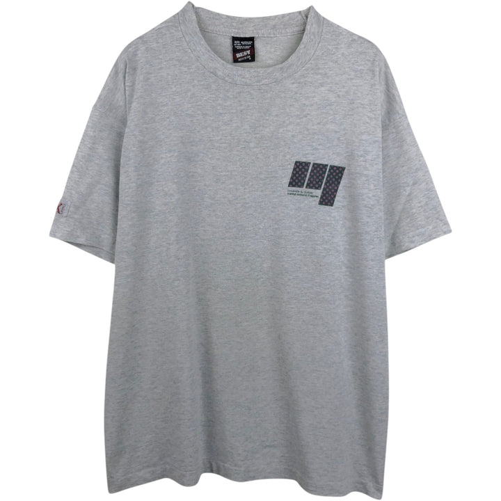 90'S Fruit of the Loom Best Printed T-shirt, Men's XL, Vintage cotton gray type Vintage Second Hand
