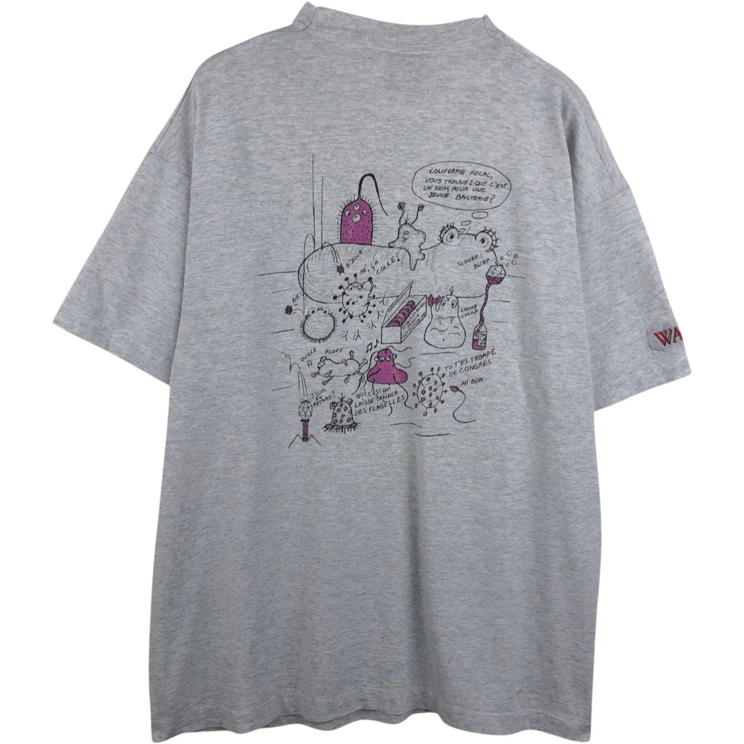 90'S Fruit of the Loom Best Printed T-shirt, Men's XL, Vintage cotton gray type Vintage Second Hand