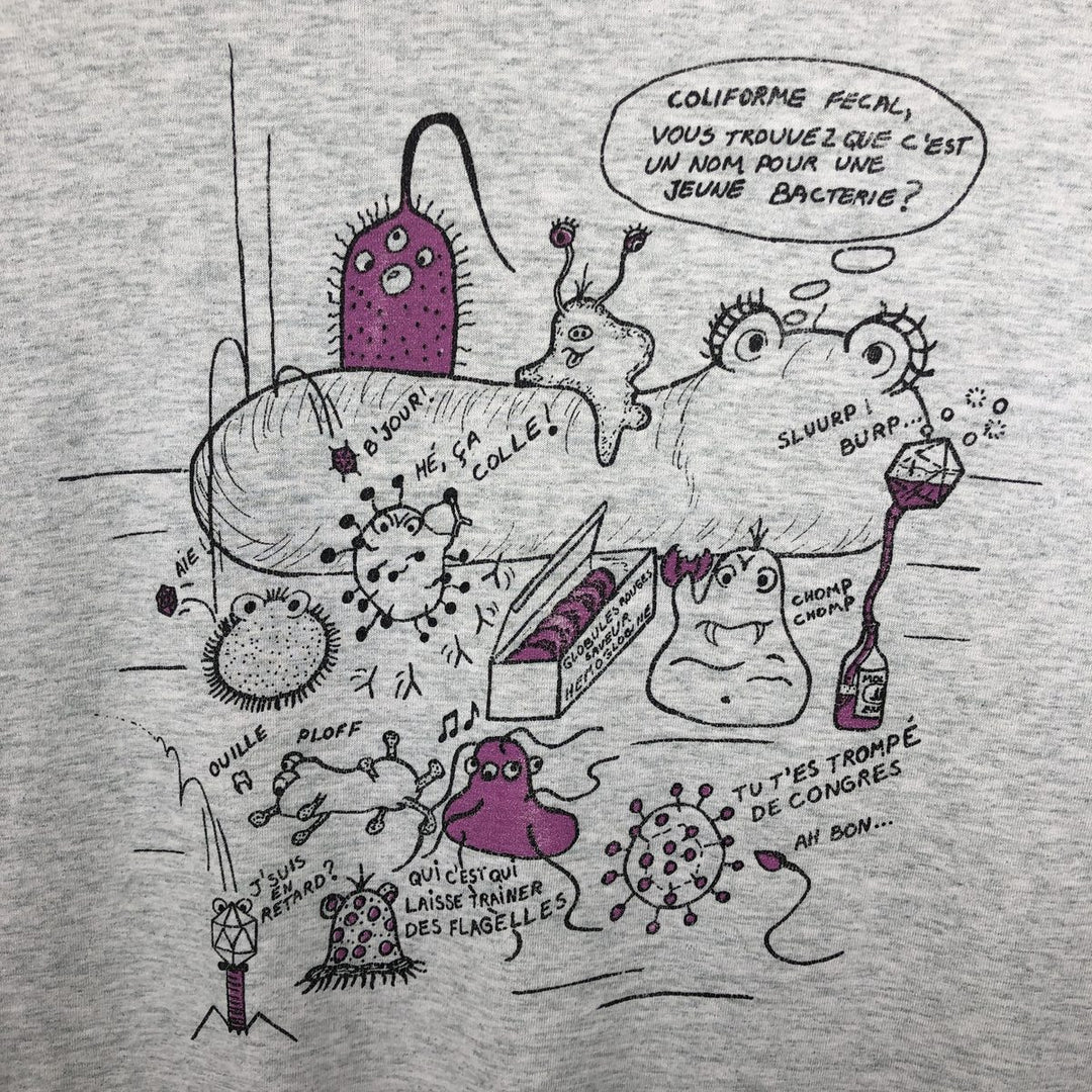 90'S Fruit of the Loom Best Printed T-shirt, Men's XL, Vintage cotton gray type Vintage Second Hand