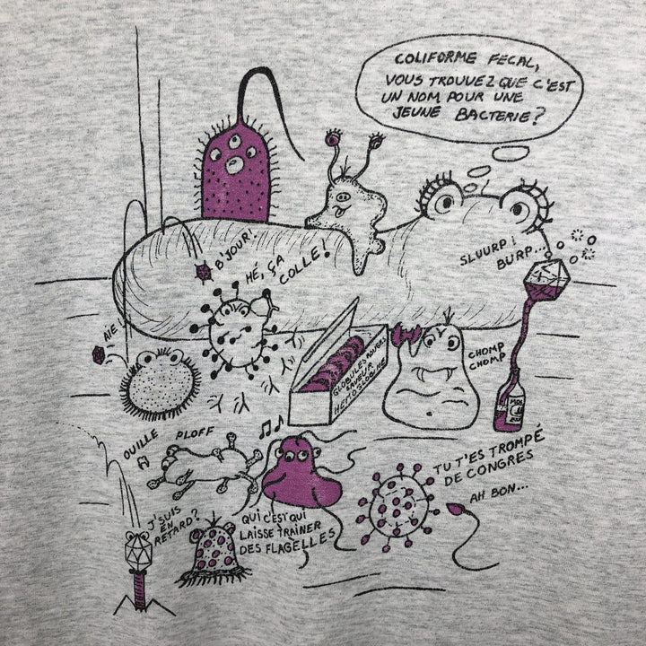 90'S Fruit of the Loom Best Printed T-shirt, Men's XL, Vintage cotton gray type Vintage Second Hand
