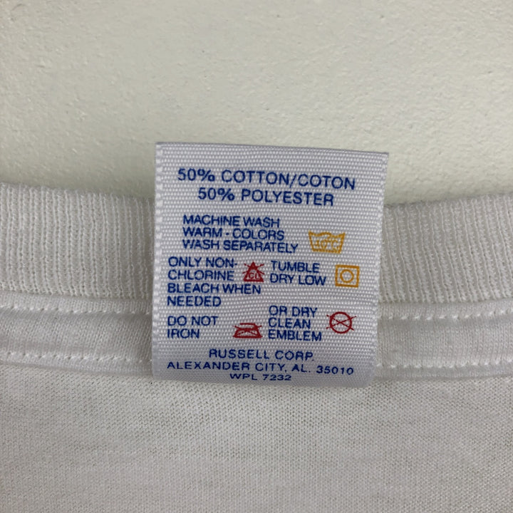 90's Jerseys Jerzees 50 cotton white type Vintage Second Hand