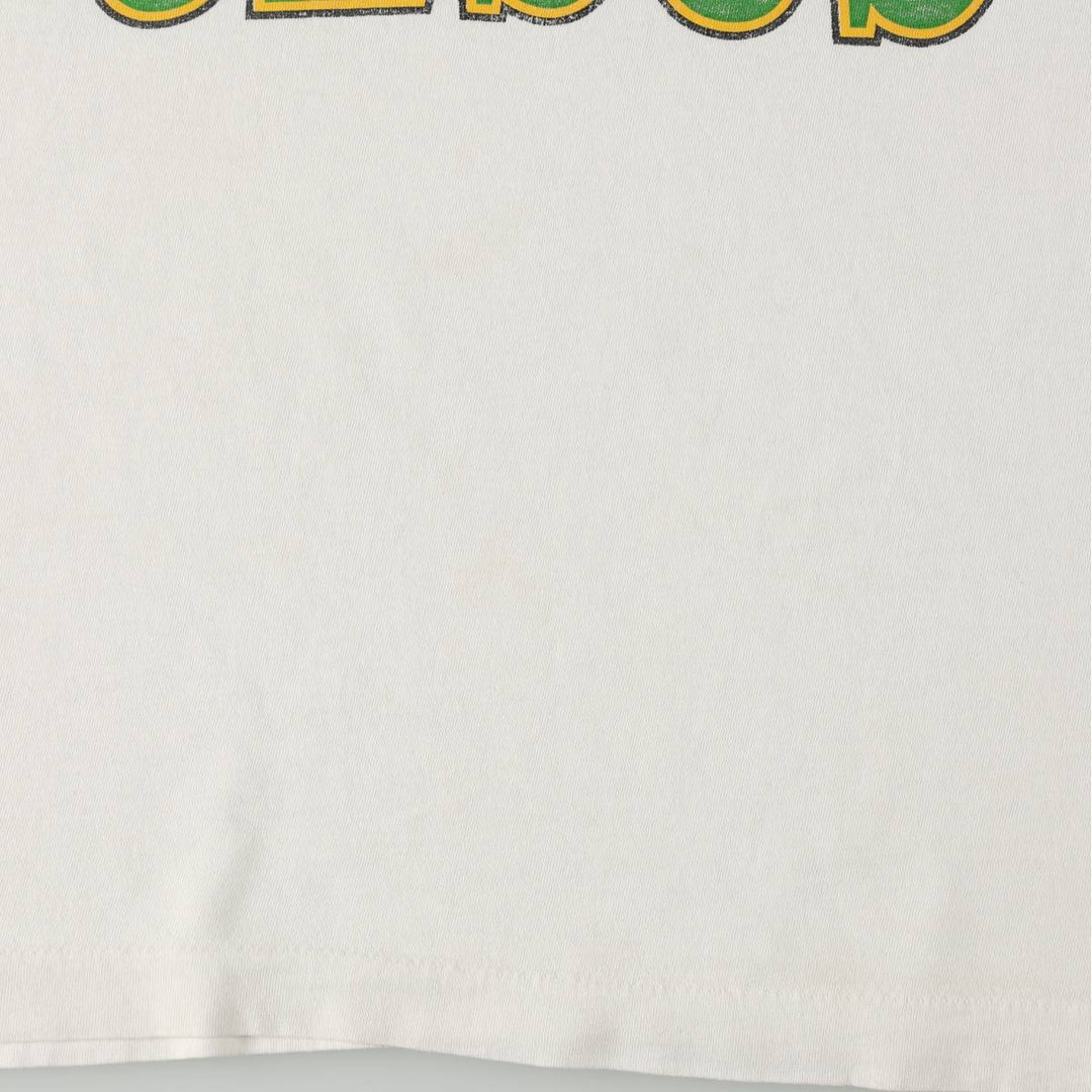90'S SAY YES TO JESUS message print T-shirt, men's size L equivalent, vintage. unclear white type Vintage Second Hand