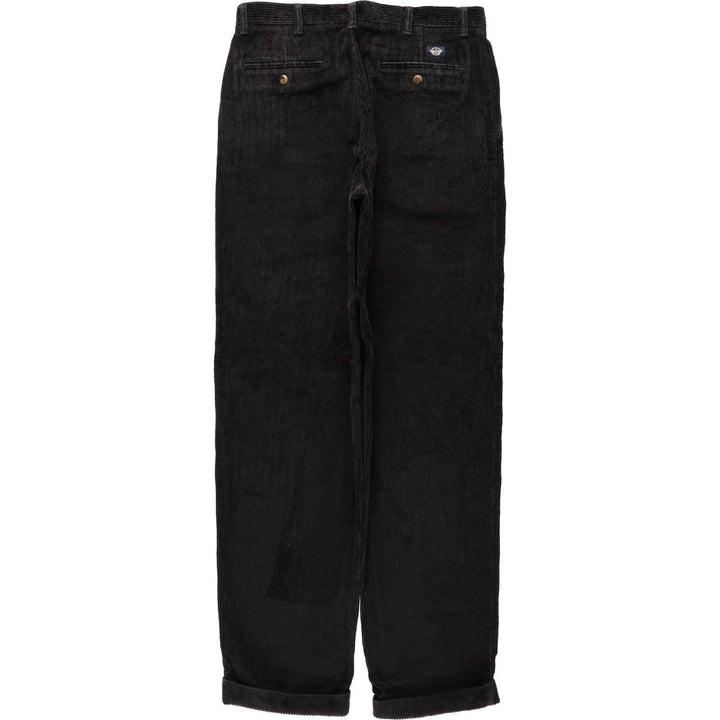 Dockers khakis relaxed fit two-pleat corduroy pants, men's size W33 (approx.) cotton black type Vintage Second Hand
