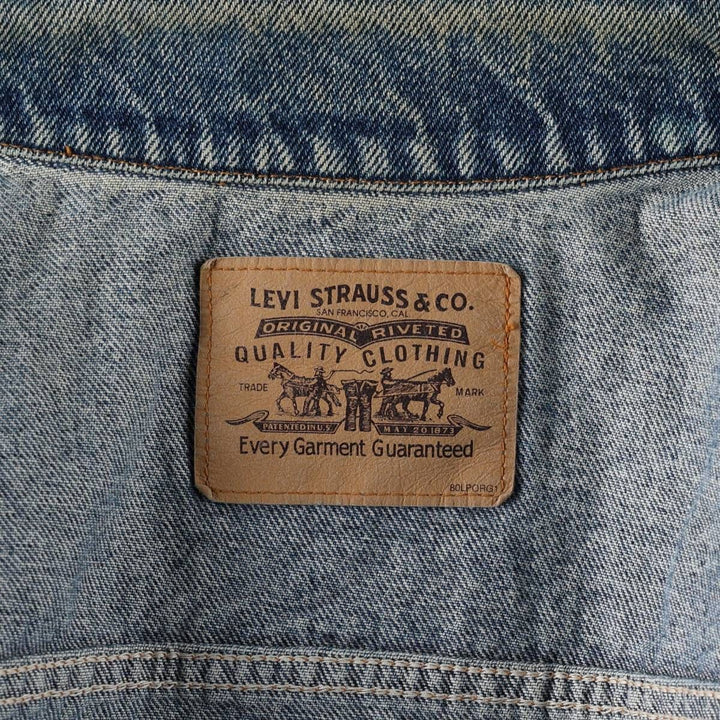 Levi's Orange Tab Denim Jacket, Men's Size Medium unclear blue type Vintage Second Hand