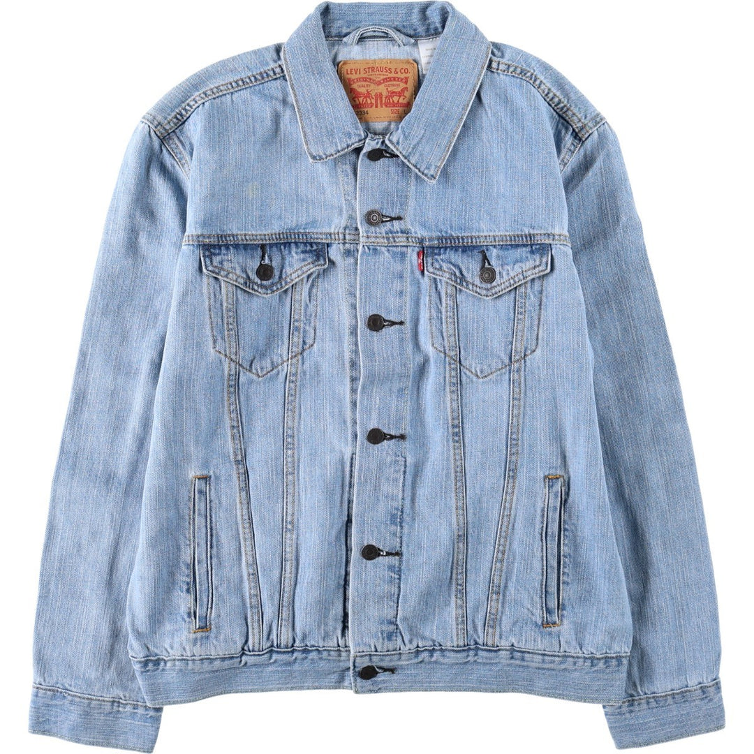 Levi's 72334-0002 Denim Jacket (Men's Size L) cotton blue type Vintage Second Hand