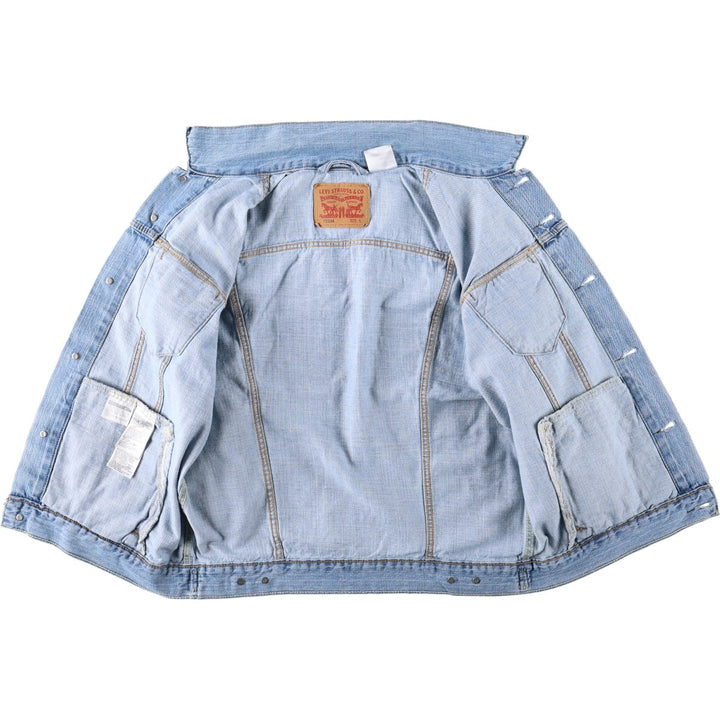 Levi's 72334-0002 Denim Jacket (Men's Size L) cotton blue type Vintage Second Hand