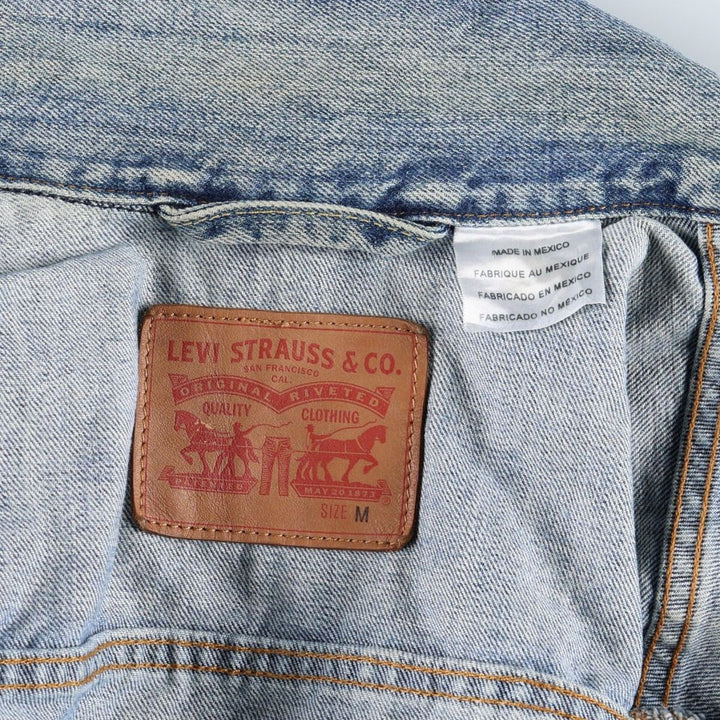 Levi's 72334-0146 Denim Jacket (Men's Size M) cotton blue type Vintage Second Hand