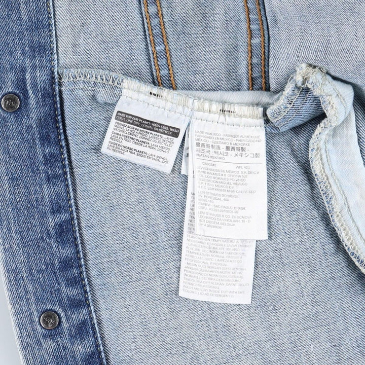 Levi's 72334-0146 Denim Jacket (Men's Size M) cotton blue type Vintage Second Hand
