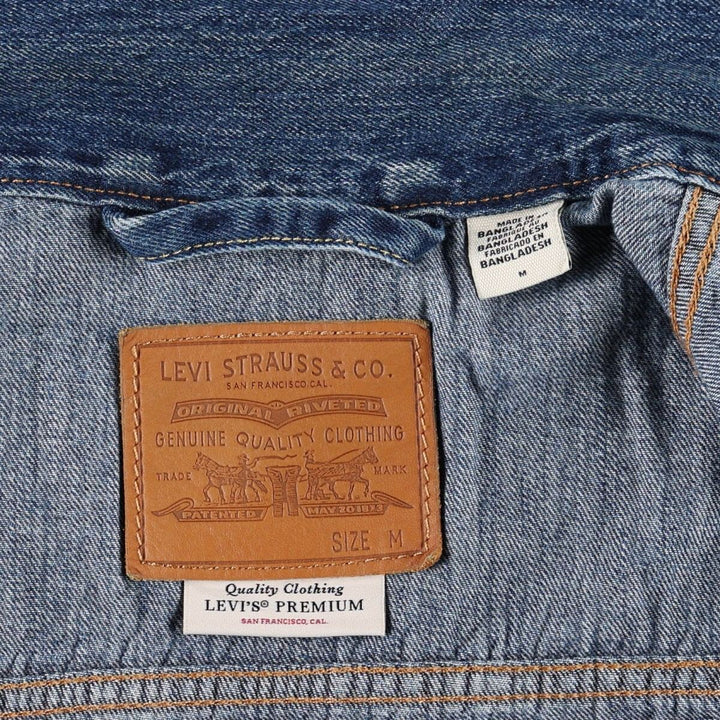 Levi's PREMIUM 72334-0354 Denim Jacket (Men's Size M) cotton blue type Vintage Second Hand