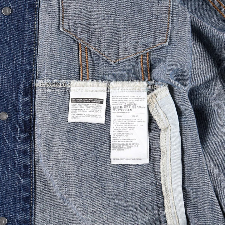 Levi's PREMIUM 72334-0354 Denim Jacket (Men's Size M) cotton blue type Vintage Second Hand