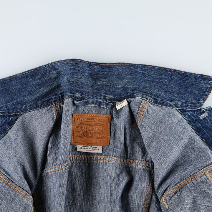 Levi's PREMIUM 72334-0354 Denim Jacket (Men's Size M) cotton blue type Vintage Second Hand
