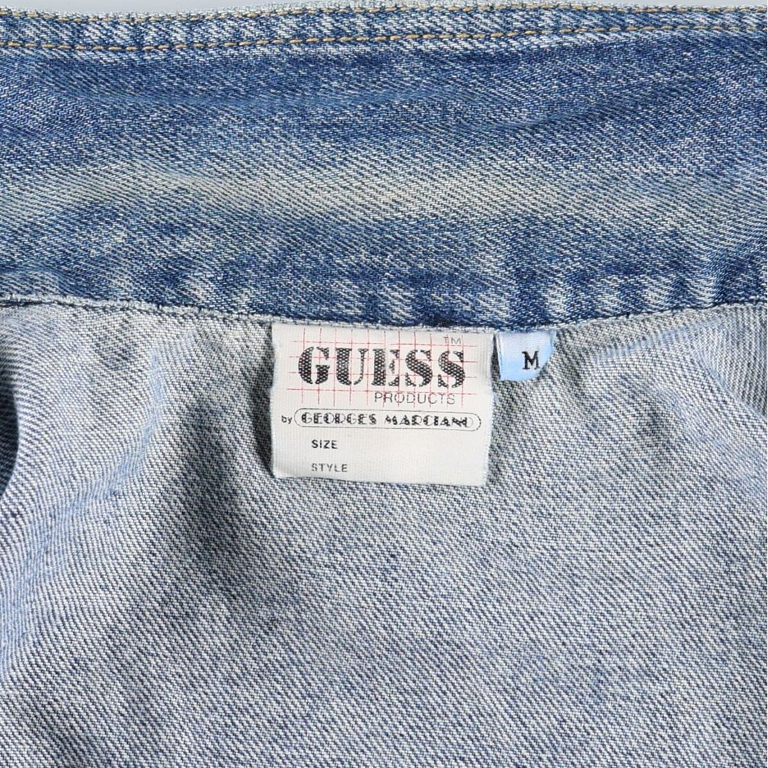 Guess by Georges Marciano denim jacket, men's size M (approx.) cotton blue type Vintage Second Hand