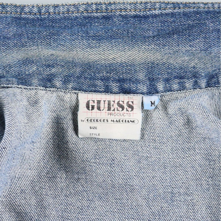 Guess by Georges Marciano denim jacket, men's size M (approx.) cotton blue type Vintage Second Hand