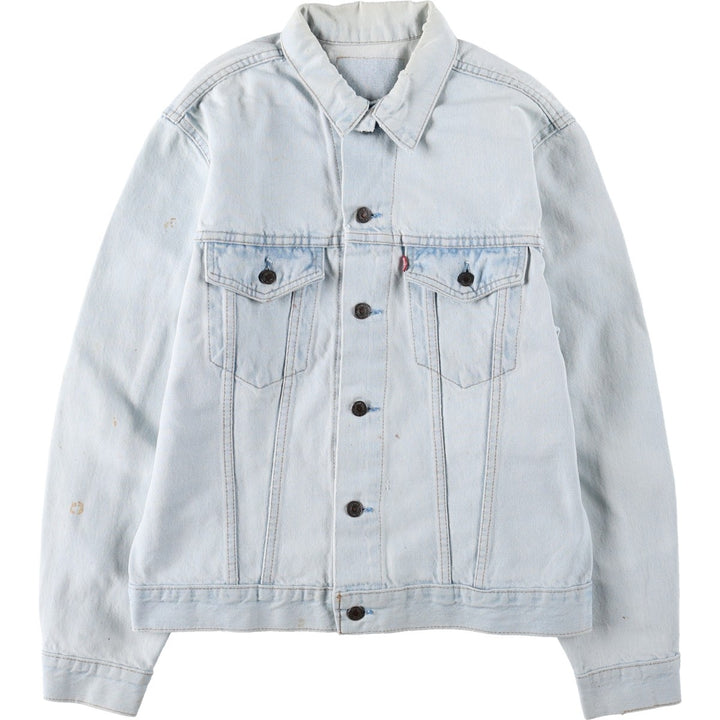 Levi's 75505-0210 Denim Jacket (Men's Size M) cotton Blue type light blue Vintage Second Hand