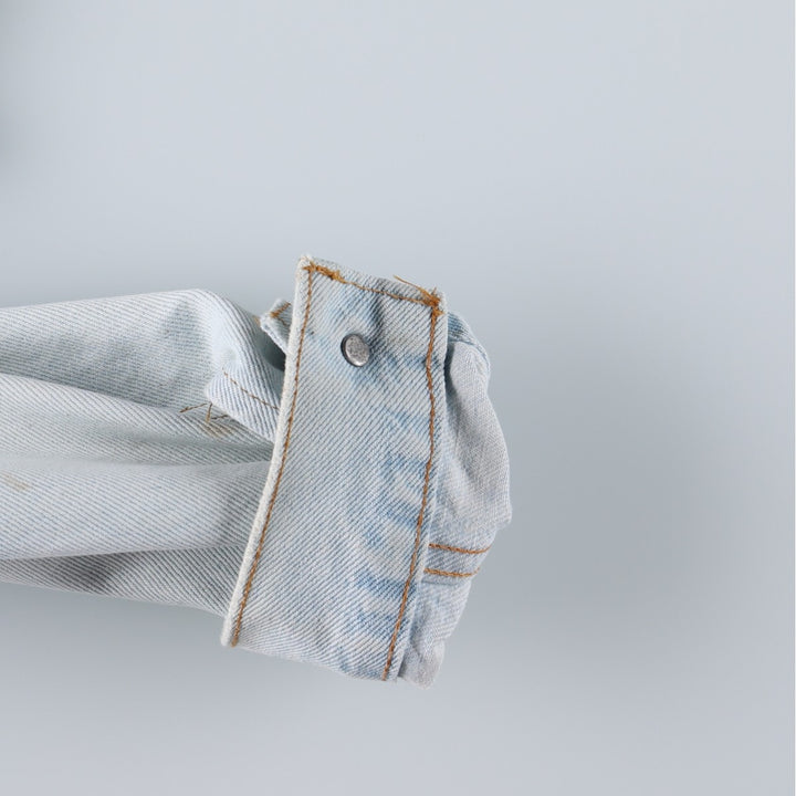 Levi's 75505-0210 Denim Jacket (Men's Size M) cotton Blue type light blue Vintage Second Hand