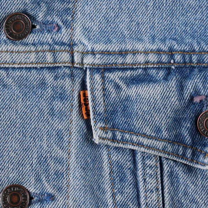 Levi's 75505-0212 Denim Jacket (Men's Size M) cotton blue type Vintage Second Hand