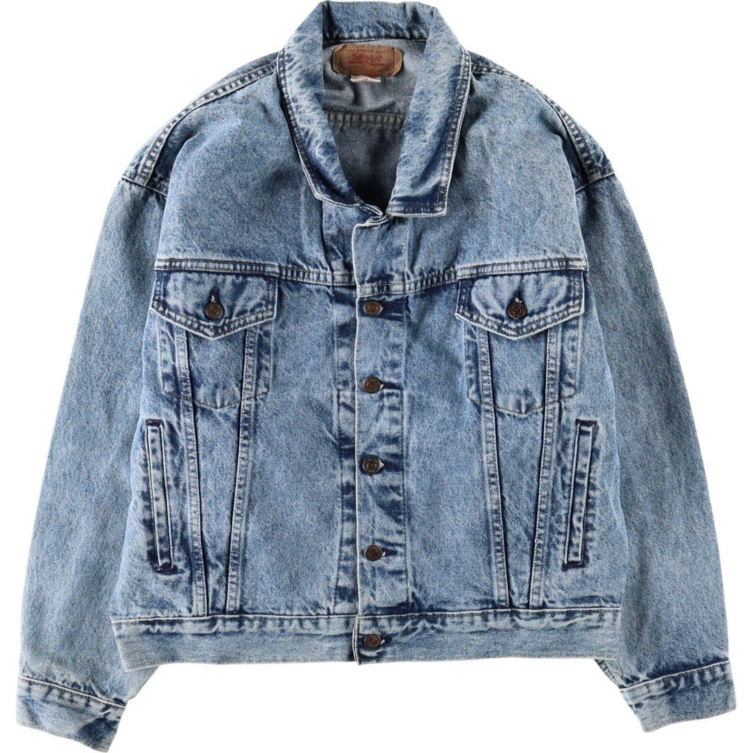1990'S Levi's 75068-0219 Denim Jacket (Men's Size S equivalent) Vintage cotton blue type Vintage Second Hand