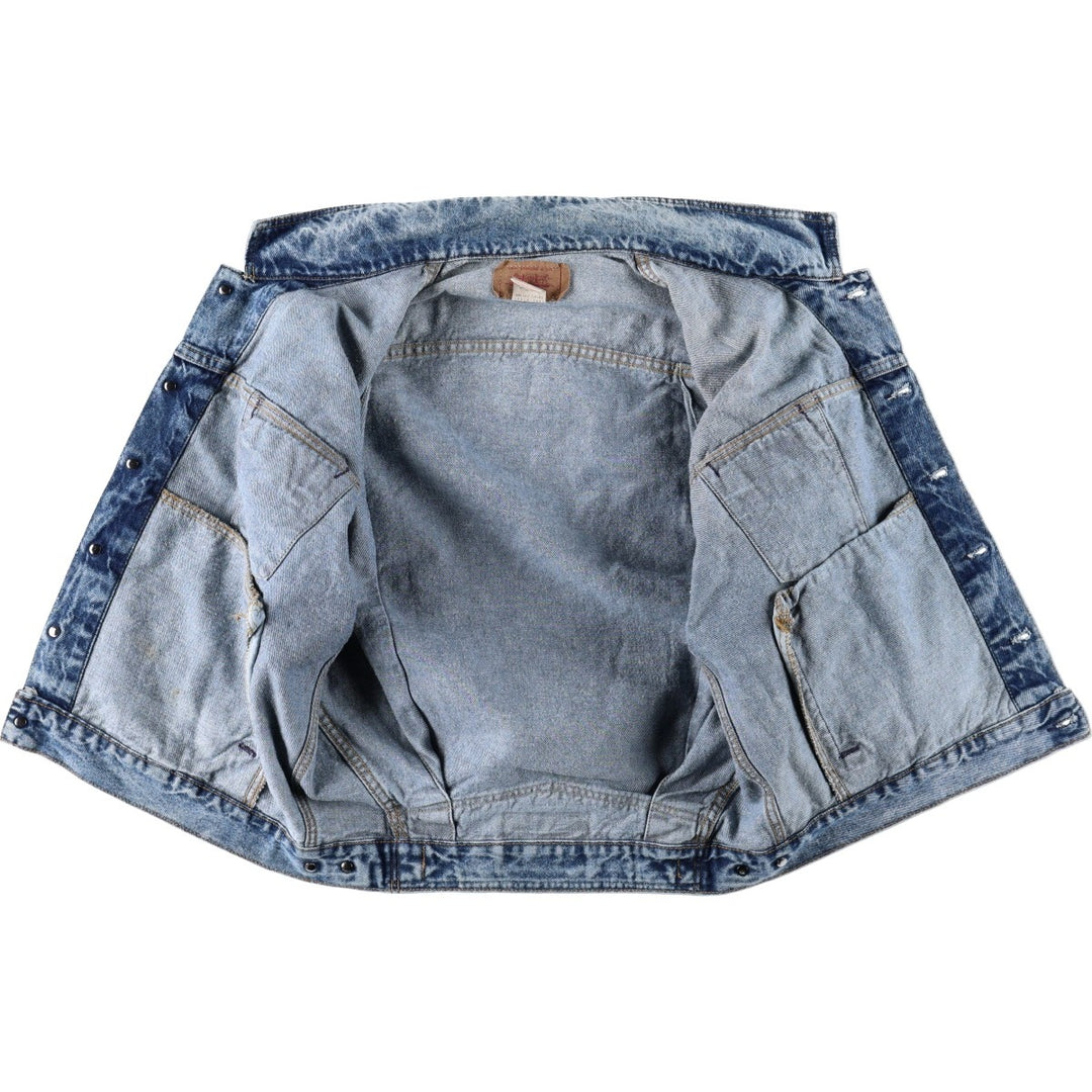 1990'S Levi's 75068-0219 Denim Jacket (Men's Size S equivalent) Vintage cotton blue type Vintage Second Hand