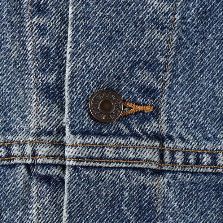 Levi's 70507-0385 Denim Jacket (Men's Size XL) cotton blue type Vintage Second Hand