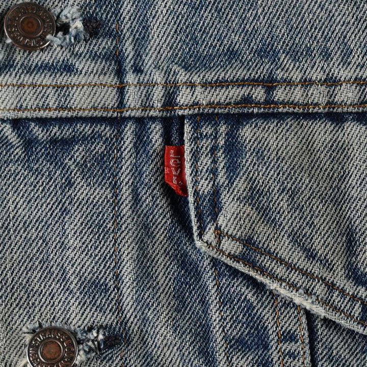 Levi's denim jacket, made in the USA, men's size M unclear blue type Vintage Second Hand