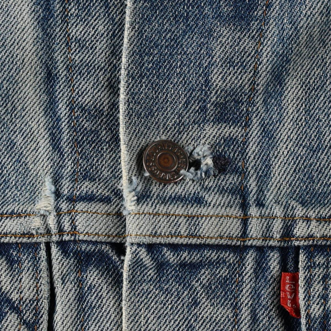 Levi's denim jacket, made in the USA, men's size M unclear blue type Vintage Second Hand
